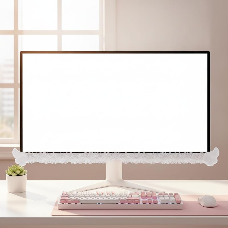 Setup Desk Monitor - Kolorowa koronkowa listwa do monitora z
