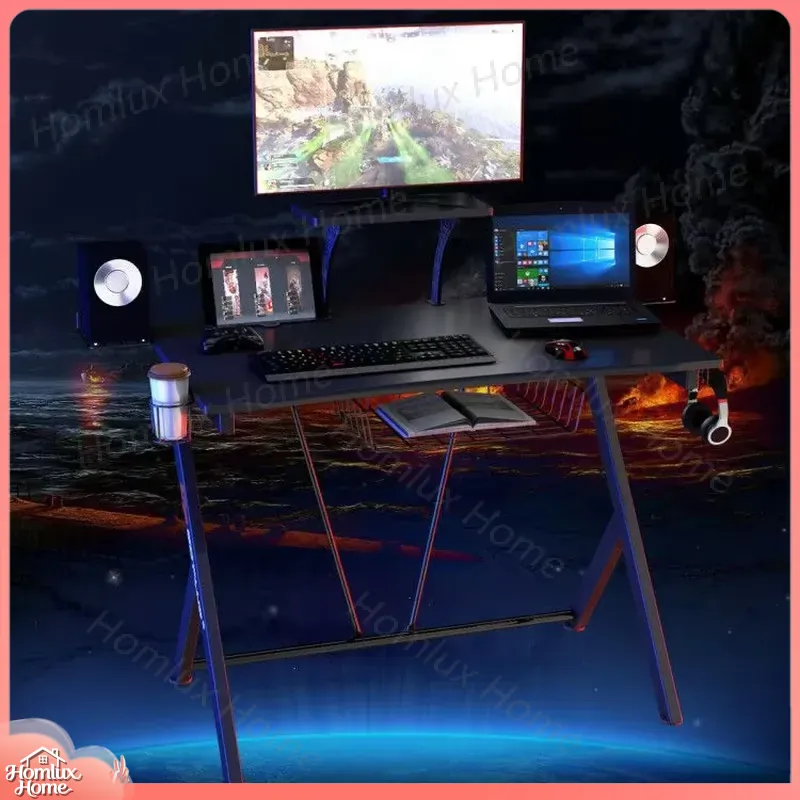Desk Setup L Shaped - Wielofunkcyjne biurko gamingowe do e-sportu z