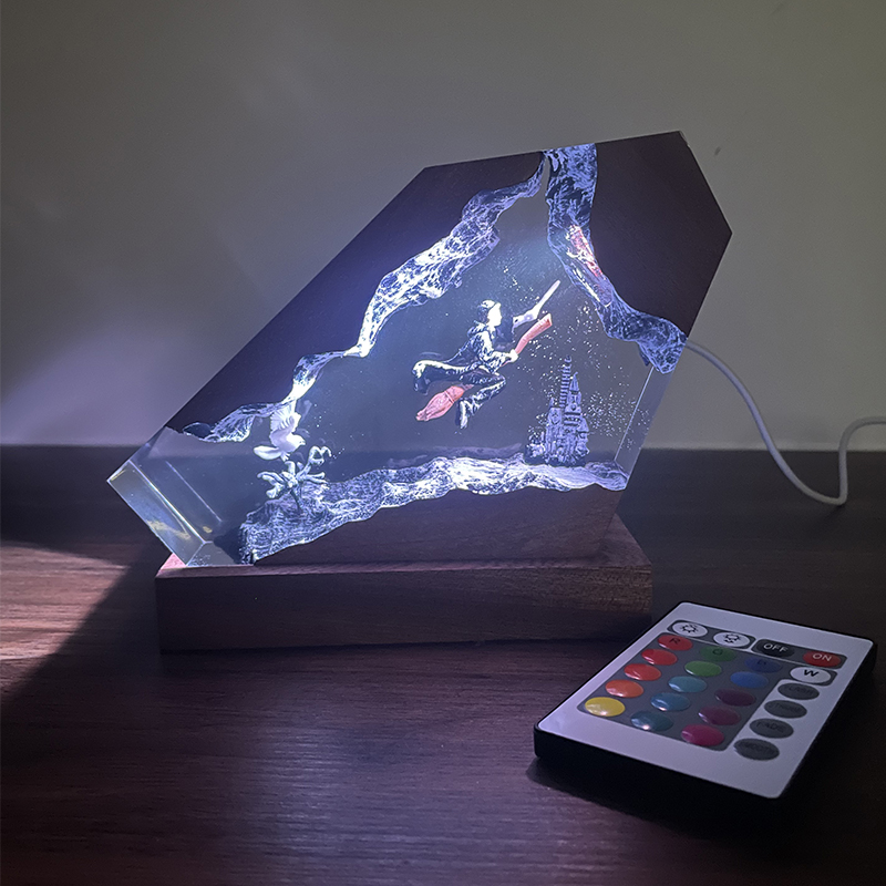 Lampa z żywicy epoksydowej z m – Desk Setup Lamp recenzja i cena