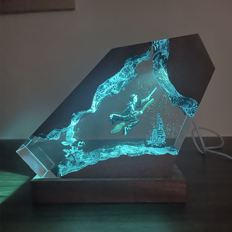 Lampa z żywicy epoksydowej z m – Desk Setup Lamp recenzja i cena