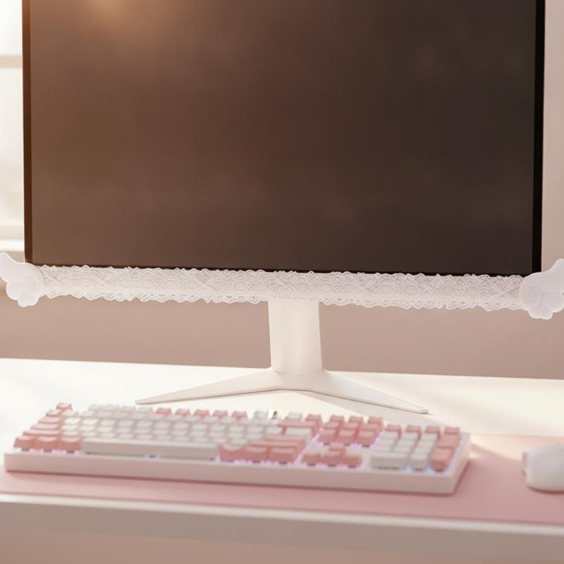 Kolorowa koronkowa listwa do m – Setup Desk Monitor recenzja i cena