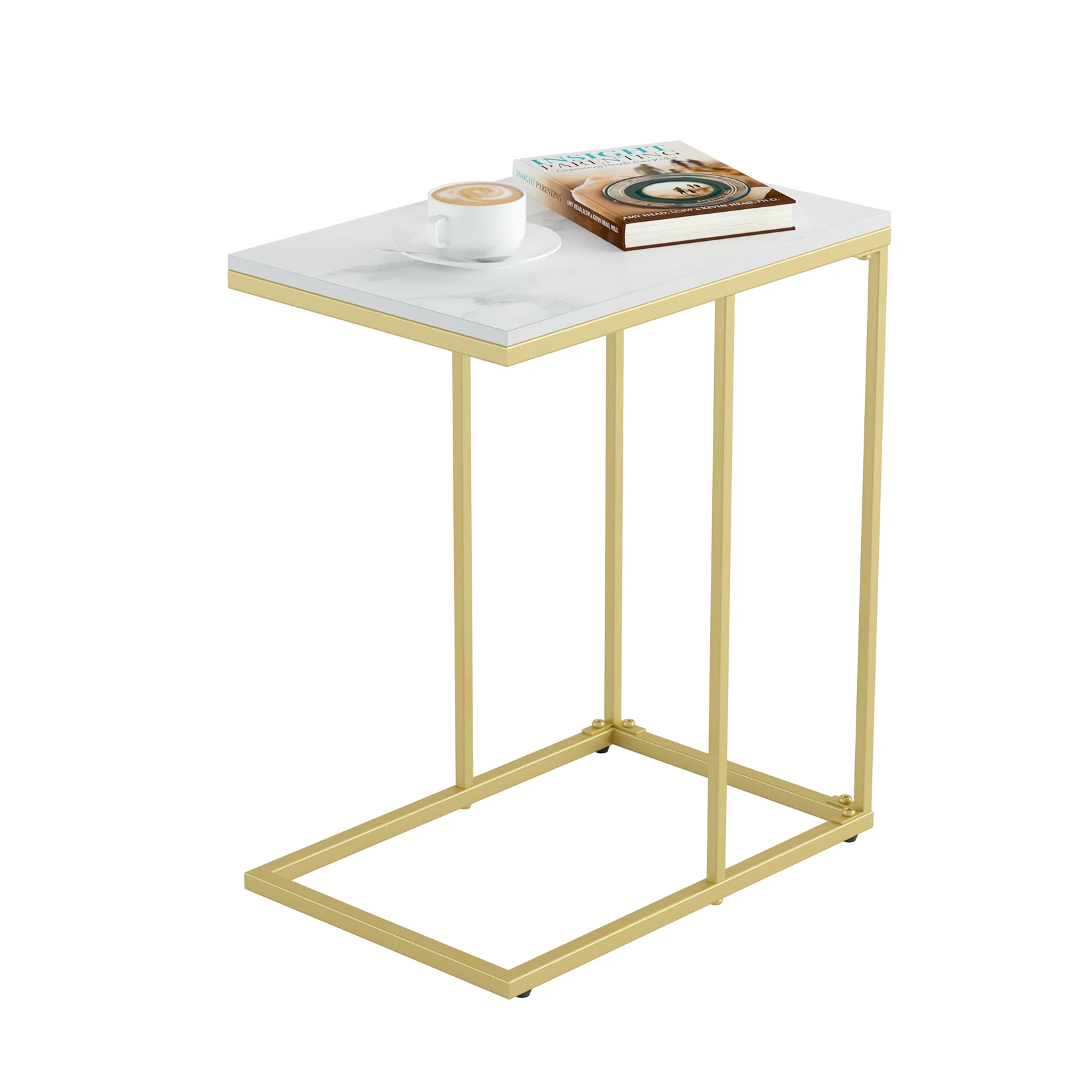 Stolik boczny z marmurową blat – Desk Setup Minimalist recenzja i cena